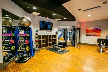 Finisterra luxury apartments fitness center